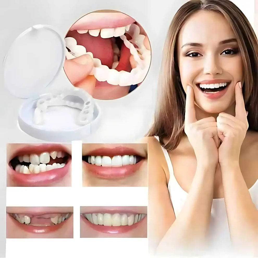 😁 Smile Fit Flex Cosmetic Teeth Denture 😁 - Special Offer For Today