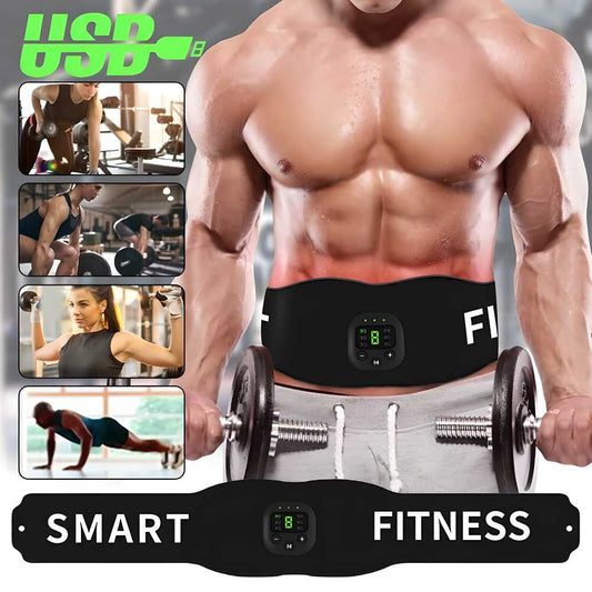 Electronic Abdominal Muscle Stimulator Smart Fitness Ab Belt