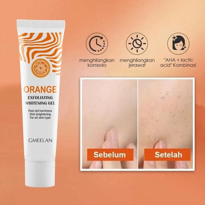 GMEELAN ORANGE EXFOLIATING GEL AND LAZY CREAM [IMPORTED FROM SOUTH KOREA 🇰🇷 ]