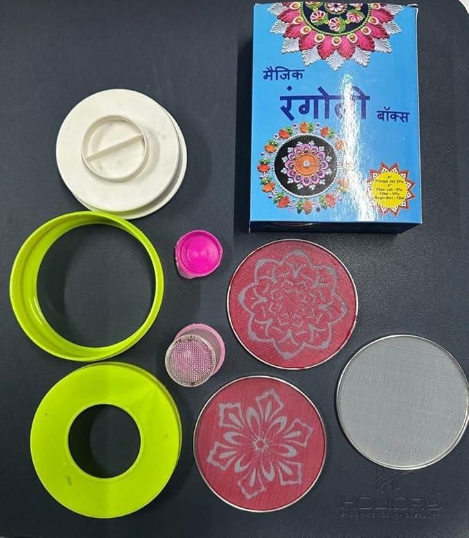 Magic Rangoli Kit – Create Stunning, Mess-Free Rangolis Instantly 🎨✨ (Diwali Offer -Limited Stock 🔥🔥)