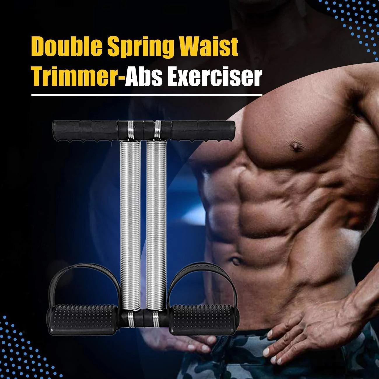 DOUBLE SPRING TUMMY TRIMMER  😍  - 50% OFF 🔥