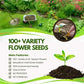 Buy Varieties of Flower Seeds (Pack of 100) + FREE Plant Growth Promoter