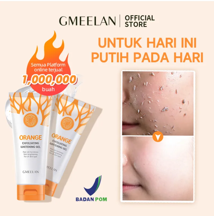 GMEELAN ORANGE EXFOLIATING GEL AND LAZY CREAM [IMPORTED FROM SOUTH KOREA 🇰🇷 ]