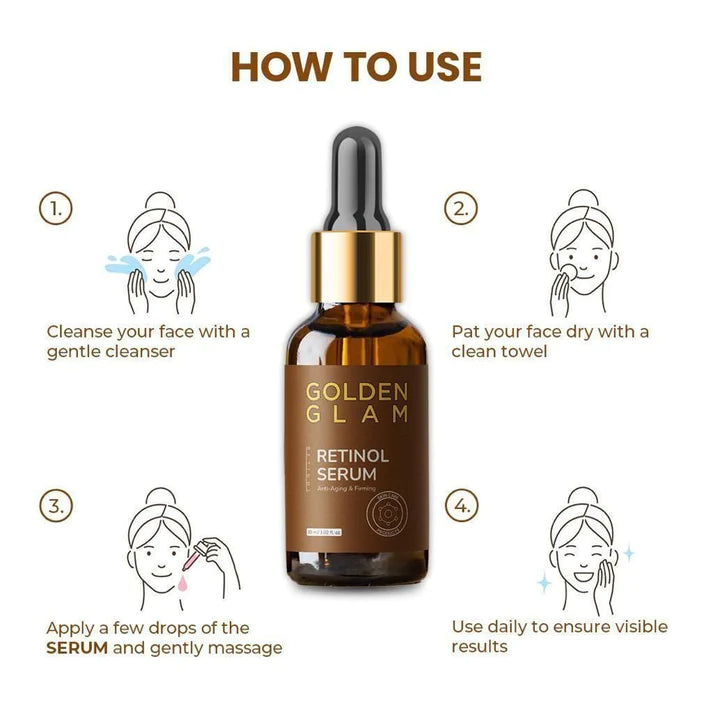 💥Flat 50% OFF 😍 Retinol Anti Ageing Face😊 Serum ( Pack of 2 )