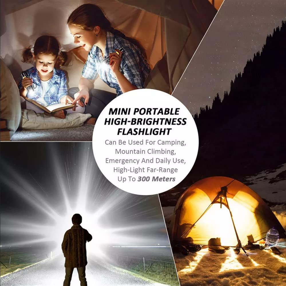 Mini Rechargeable High😍 Quality LED Flashlight -✨ Flat 50% Off😍