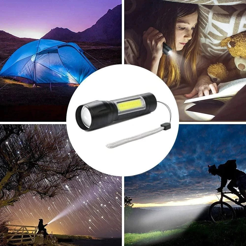 Mini Rechargeable High😍 Quality LED Flashlight -✨ Flat 50% Off😍