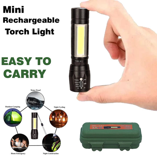 Mini Rechargeable High😍 Quality LED Flashlight -✨ Flat 50% Off😍